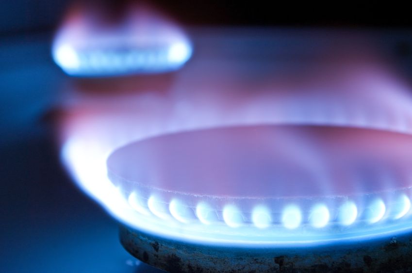 12204147 – gas burners in the kitchen oven